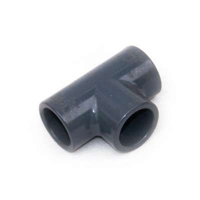 T-Stück 25 mm 90 Grad aus PVC-U Kunststoff als Verteiler für PVC Fittings bzw. Anschluss