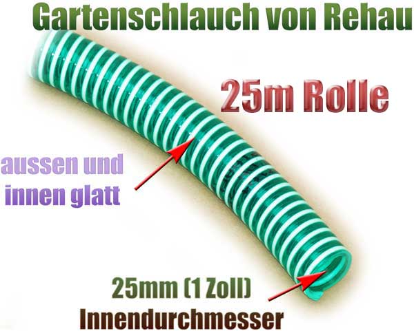 gartenschlauch-flexibel-25mm-1-zoll-25m-rolle-rehau-gruen-transparent-knickfrei-spirale-pumpe-1