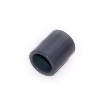 Muffe, Klebemuffe, Muffenrohr 25 mm Innendurchmesser (einzoll, 1 Zoll) beidseitig Rohrverbindungssystem PVC Kunststoff