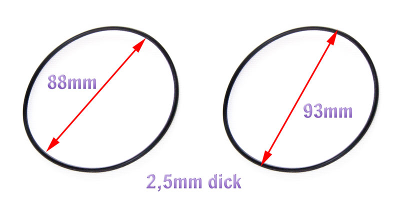 48mm Vmq Silikon O-Ring Dichtungen Scheiben 6mm Dick Auswahl Varianten Id 38mm 