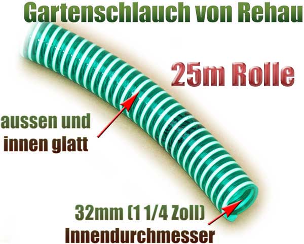 gartenschlauch-flexibel-32mm-1-1-4-zoll-25m-rolle-rehau-gruen-transparent-knickfrei-spirale-pumpe-1