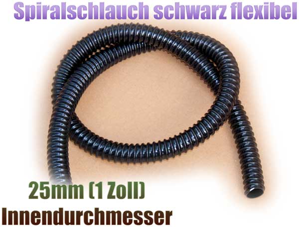 PVC Diesel-Spiral-Schlauch 1, Länge 15m