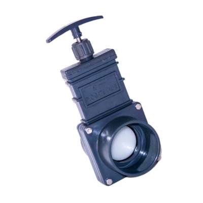 Absperrschieber DN 63 mm Eco (Zugschieber) für KG, HT und PVC Rohre aus Kunststoff