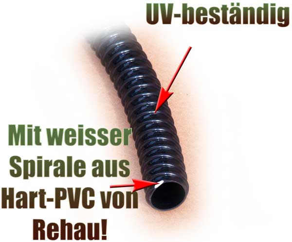 PVC Diesel-Spiral-Schlauch 1, Länge 15m