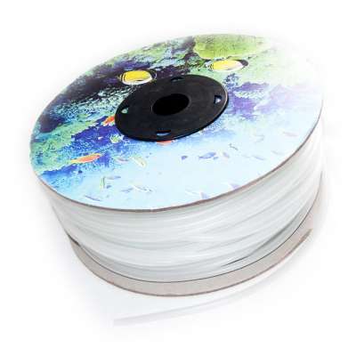 Luftschlauch 4mm flexibel PVC Gummi als 100m Rolle transparent weiss für Aquarium und Werkstatt