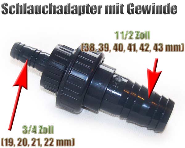 schlauchadapter-gewinde-38-39-40-41-42-43-mm-auf-19-20-21-22-mm-1-1-2-zoll-auf-3-4-zoll-pvc-1