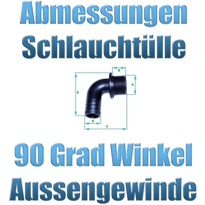 6x Messing Schlauchverbinder 90° Winkel - 6mm L-förmige Schlauchtüllen Für Wasser & Luft