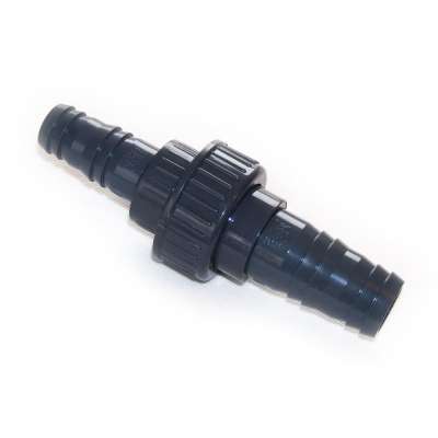 Drehbarer Gewinde Schlauchadapter aus PVC Kunststoff mit 31, 32, 33, 34 mm (1 1/4 Zoll) auf 25, 26, 27, 28 mm (1 Zoll) VDL Schlauchtüllen als Reduzierstück für Schlauch