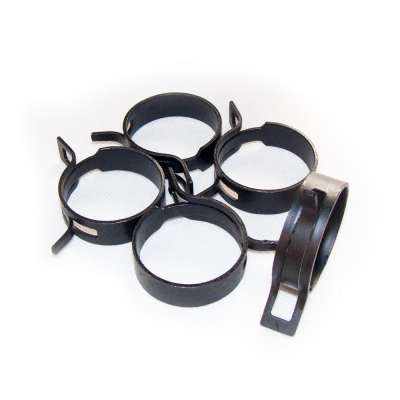 Federschellen W1 im 5 Stück Set für 32-40 mm Durchmesser schwarz beschichtet