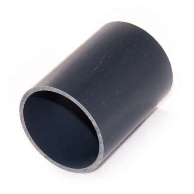 Verbindungsstück 50 x 65 mm (2 Zoll) PVC Kunststoff Rundrohr Rohrverbinder Rohrstück Adapter für PVC-U Fittings