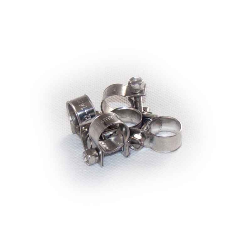 Jubilee Junior Mini-Schlauchschellen Edelstahl, 5 Stück – 10–12 Mm, Für Niederdruck-Anwendungen Wie Kraftstoffleitungen