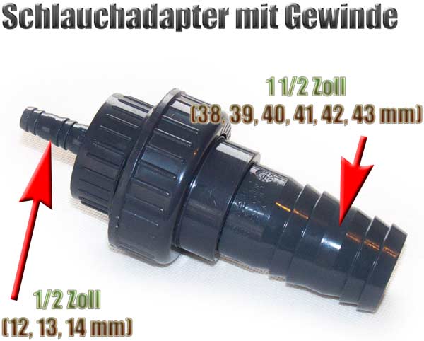 schlauchadapter-gewinde-38-39-40-41-42-43-mm-auf-12-13-14-mm-1-1-2-zoll-auf-1-2-zoll-pvc-1