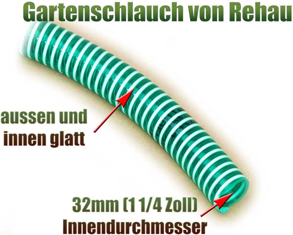 gartenschlauch-flexibel-32mm-1-1-4-zoll-meterware-rehau-gruen-transparent-knickfrei-spirale-pumpe-1