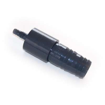 Schlauchadapter aus PVC Kunststoff mit 38, 39, 40, 41, 42, 43 mm (1 1/2 Zoll) auf 12, 13, 14 mm (1/2 Zoll) VDL Schlauchtüllen als Reduzierstück für Schlauch